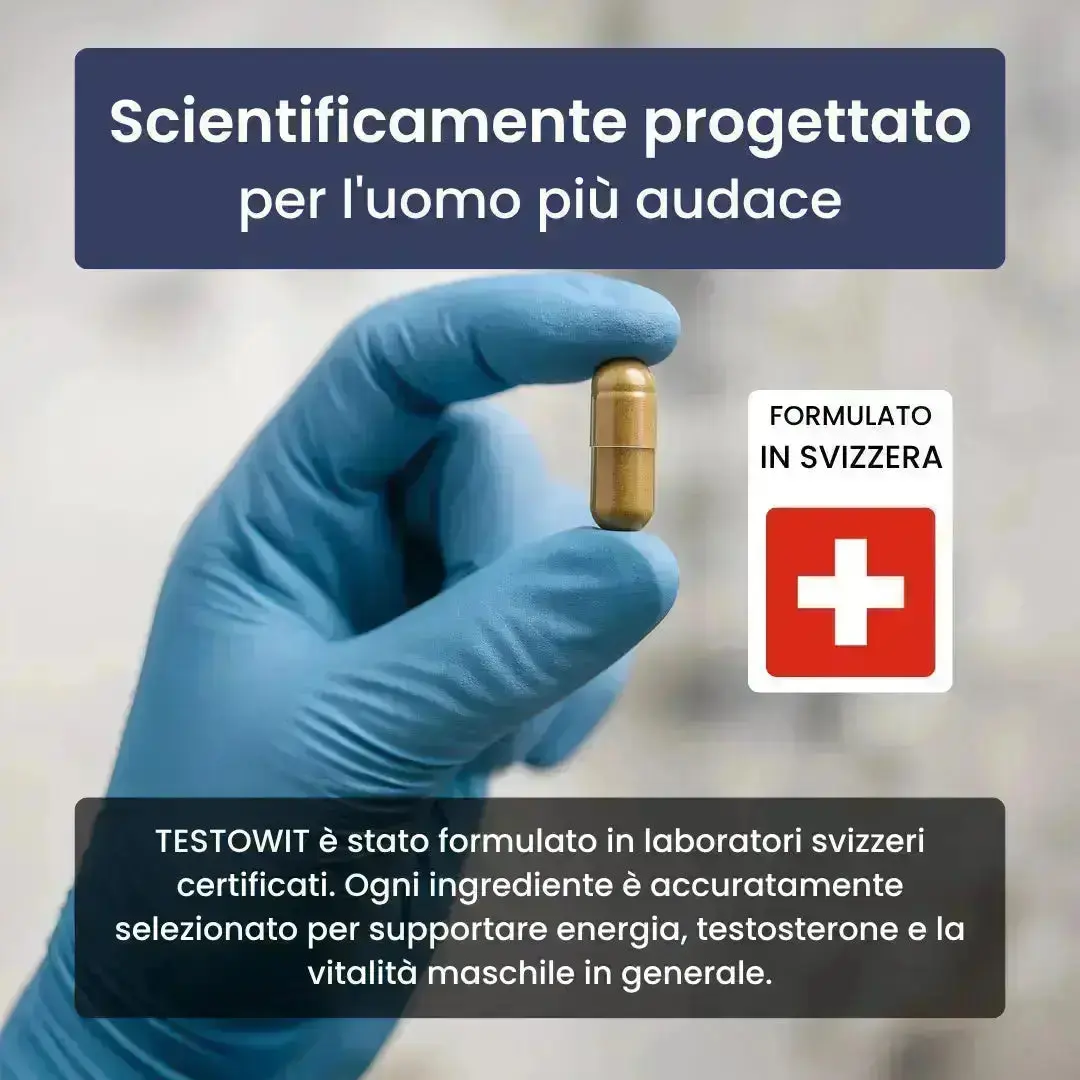 TESTOWIT - Regolazione ormonale 120 cps NEW! PROMO ORBIS Lifestyle