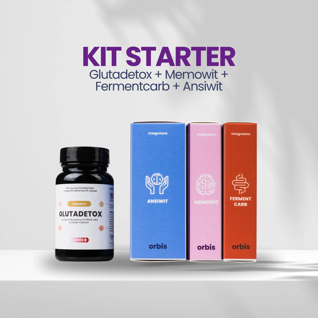 🚀 KIT STARTER: GLUTADETOX + MEMOWIT + ANSIWIT + FERMENTCARB - ORBIS Lifestyle