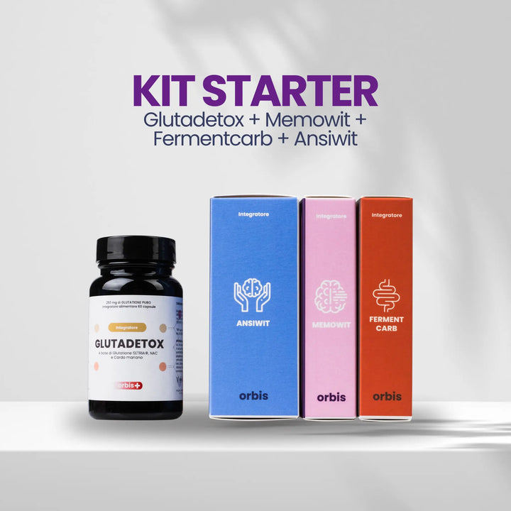 🚀 KIT STARTER: GLUTADETOX + MEMOWIT + ANSIWIT + FERMENTCARB - ORBIS Lifestyle