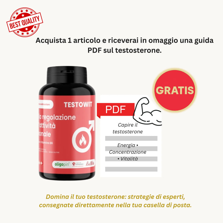 TESTOWIT - Hormone Regulation 120 cps - 1+1 - ORBIS Lifestyle