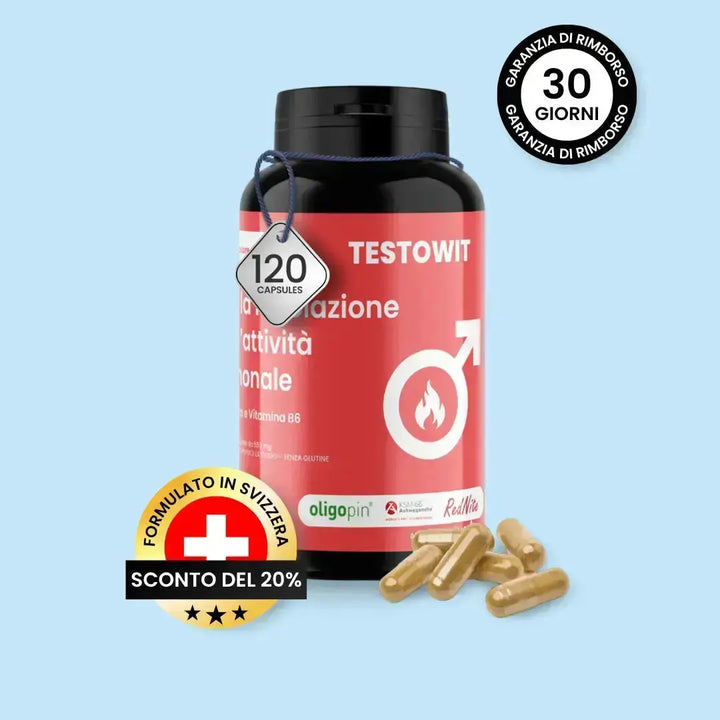 TESTOWIT - Hormone Regulation 120 cps NEW! PROMO ORBIS Lifestyle