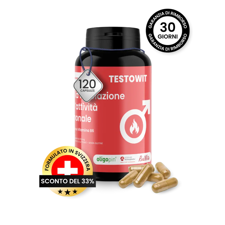 TESTOWIT - Hormone Regulation 120 cps NEW PROMO! ORBIS Lifestyle