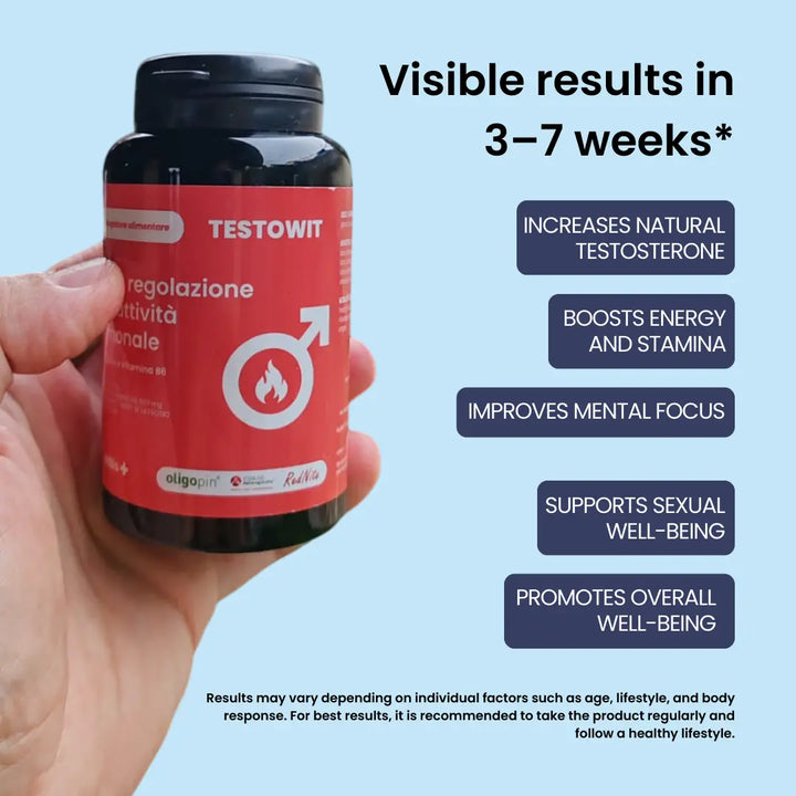TESTOWIT - Hormone Regulation - 120 cps ORBIS Lifestyle