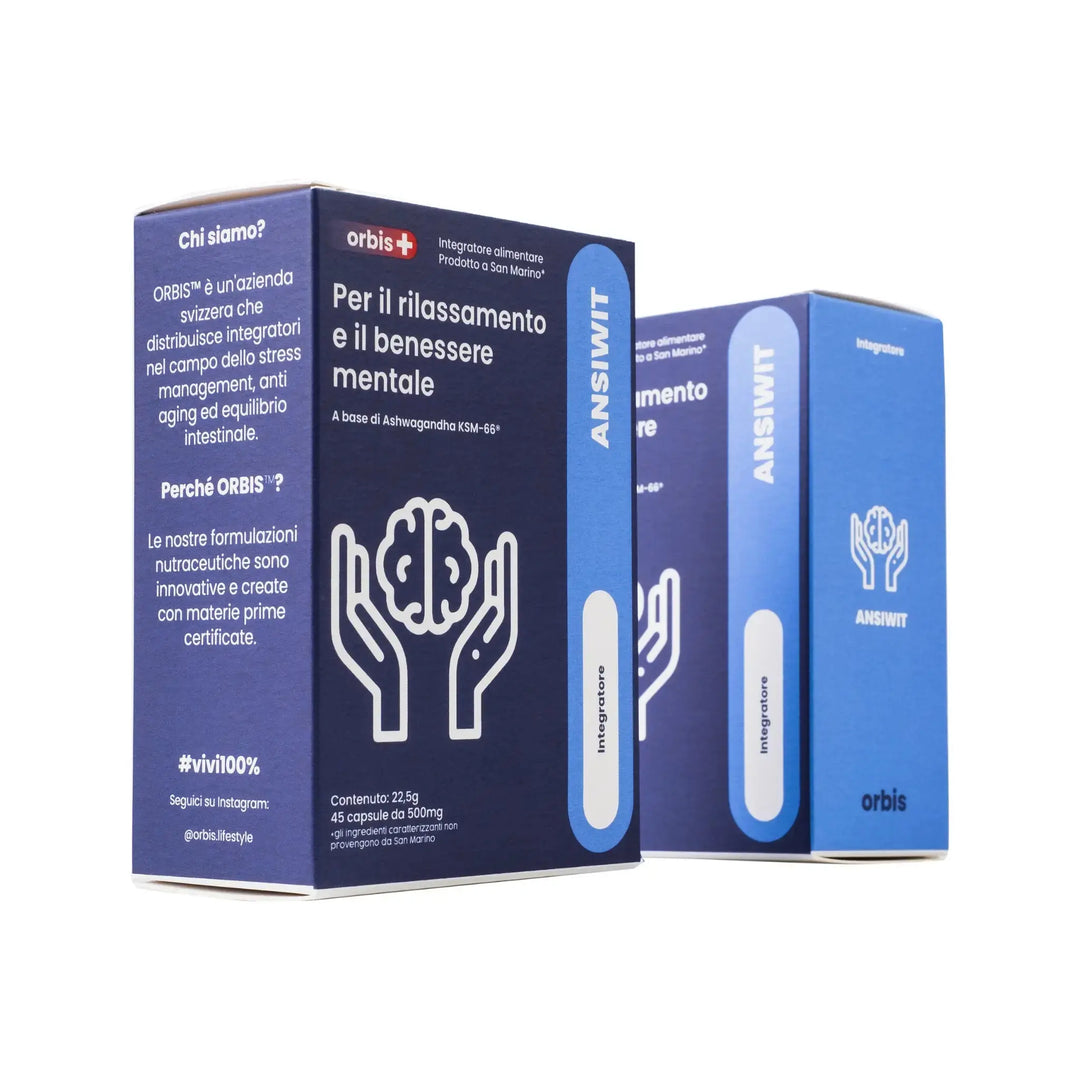 TEST - ANSIWIT - Ashwagandha KSM66®, Magnolia, Jujube (45 Capsules) - New - ORBIS Lifestyle