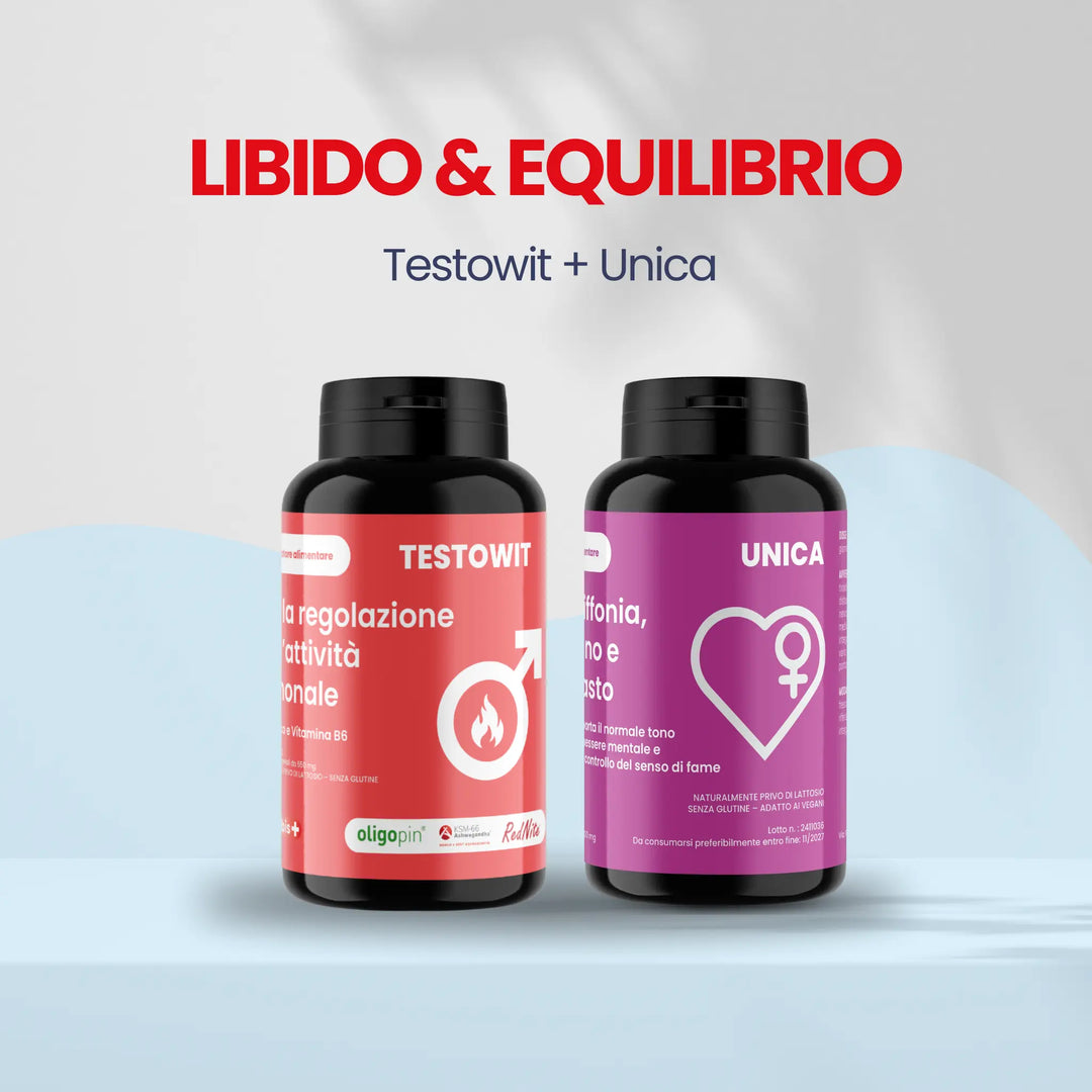 ✨ LIBIDO & EQUILIBRIOUS: 1x TESTOWIT + 1x UNICA 🧠💆‍♀️🌿 - ORBIS Lifestyle