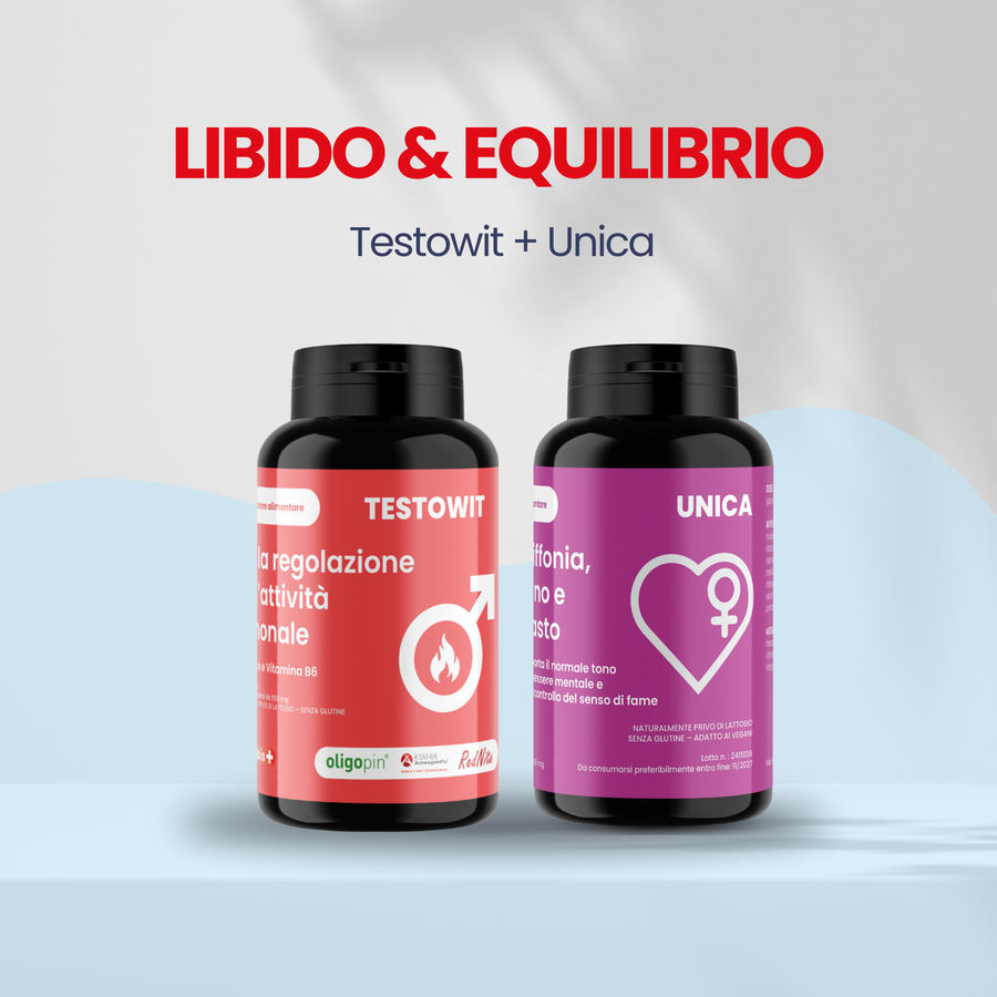 ✨ LIBIDO & EQUILIBRIOUS: 1x TESTOWIT + 1x UNICA 🧠💆‍♀️🌿 - ORBIS Lifestyle