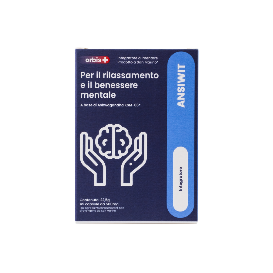 TEST - ANSIWIT - Ashwagandha KSM66®, Magnolia, Jujube (45 Capsules) - New - ORBIS Lifestyle
