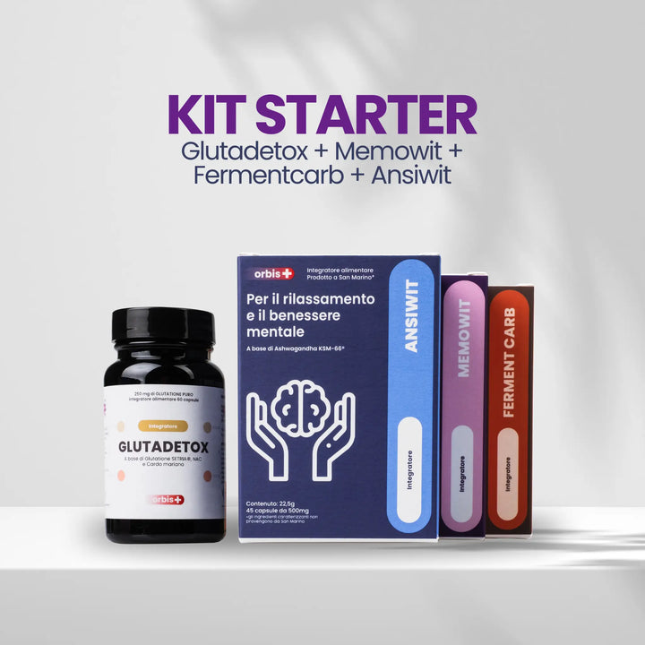 🚀 STARTER KIT: GLUTADETOX + MEMOWIT + ANSIWIT + FERMENTCARB - ORBIS Lifestyle