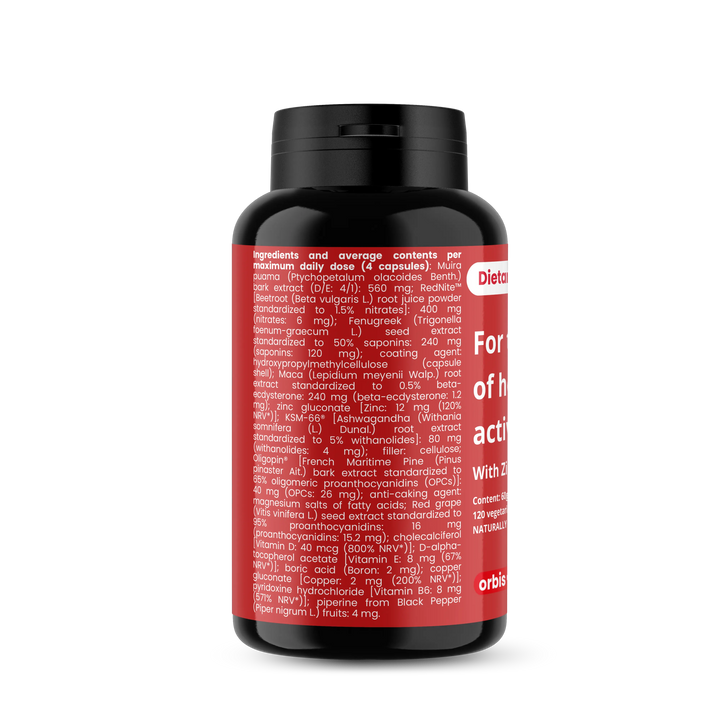 TESTOWIT - Hormone Regulation - 120 cps - ORBIS Lifestyle