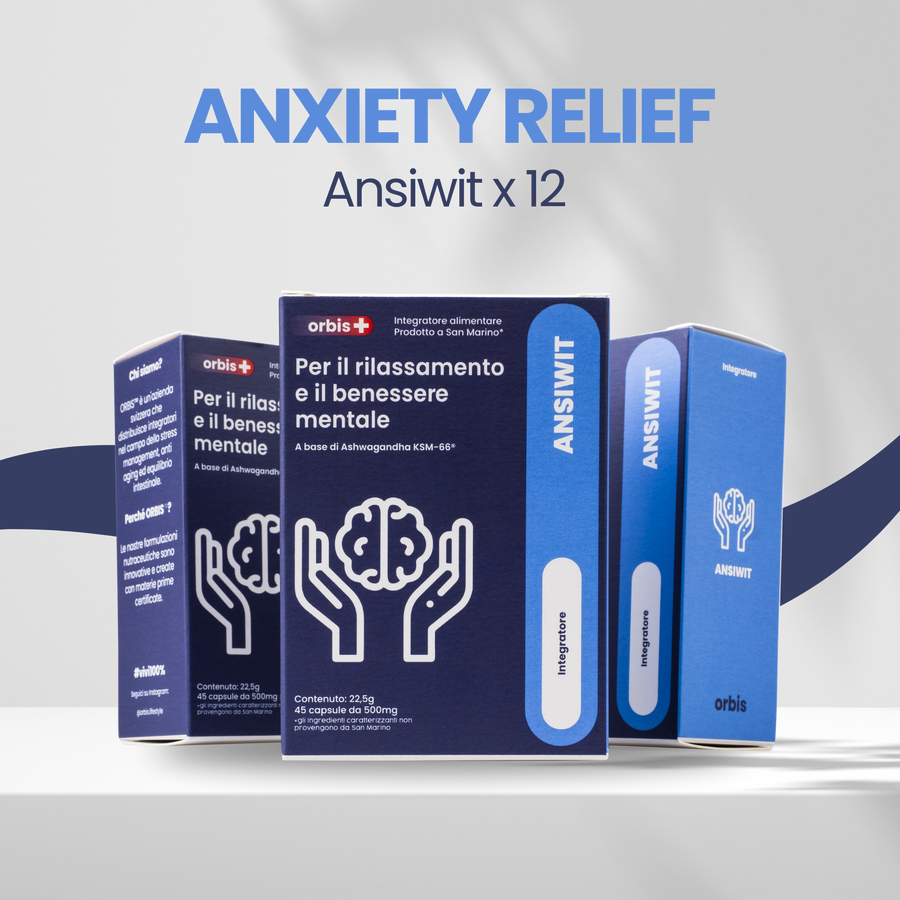 🌼 ANXIETY RELIEF (12-Month Supply): ANSIWIT x 12 - ORBIS Lifestyle