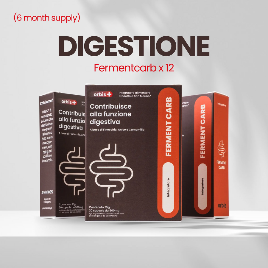 🍽️ DIGESTION (6-Month Supply): 12x FERMENTCARB - ORBIS Lifestyle