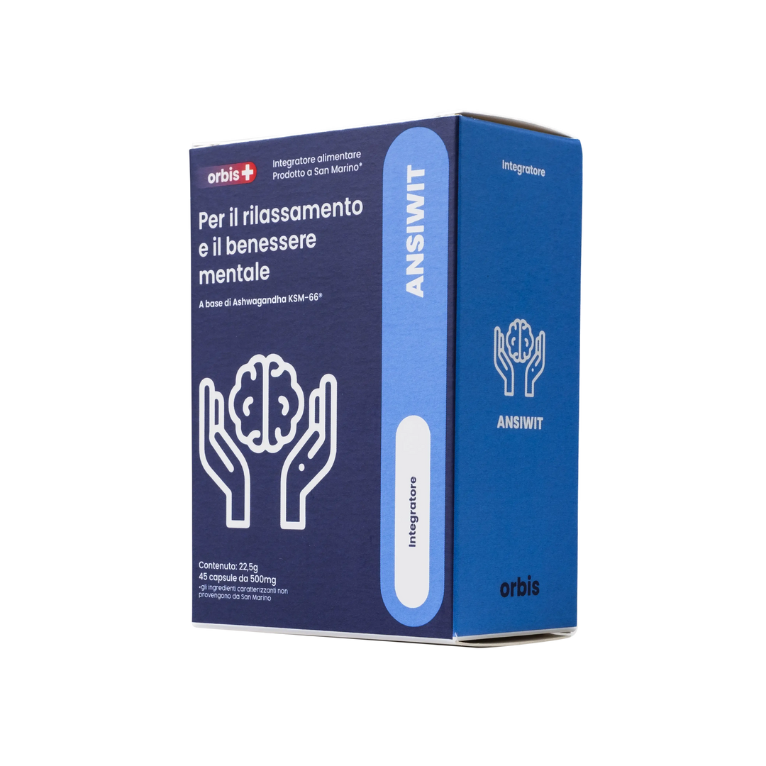 ANSIWIT - Ashwagandha KSM66®, Magnolia, Jujube (45 Capsules) - ORBIS Lifestyle