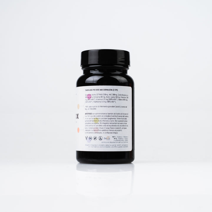 GLUTADETOX - Glutathione Setria® Pure with NAC (60 capsules) - ORBIS Lifestyle
