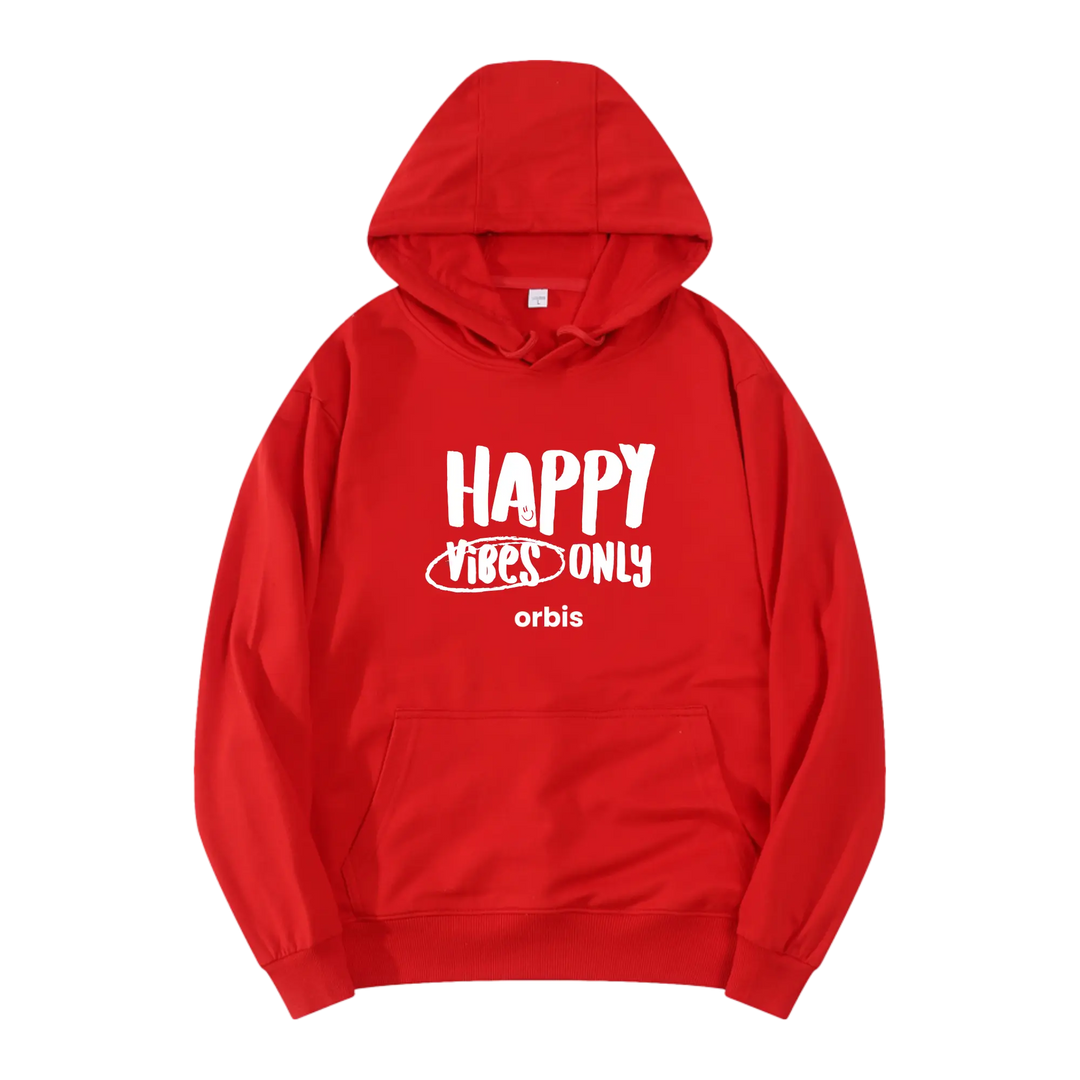 Orbis "Happy Vibes Only" Hoodie 🎧😊 - ORBIS Lifestyle