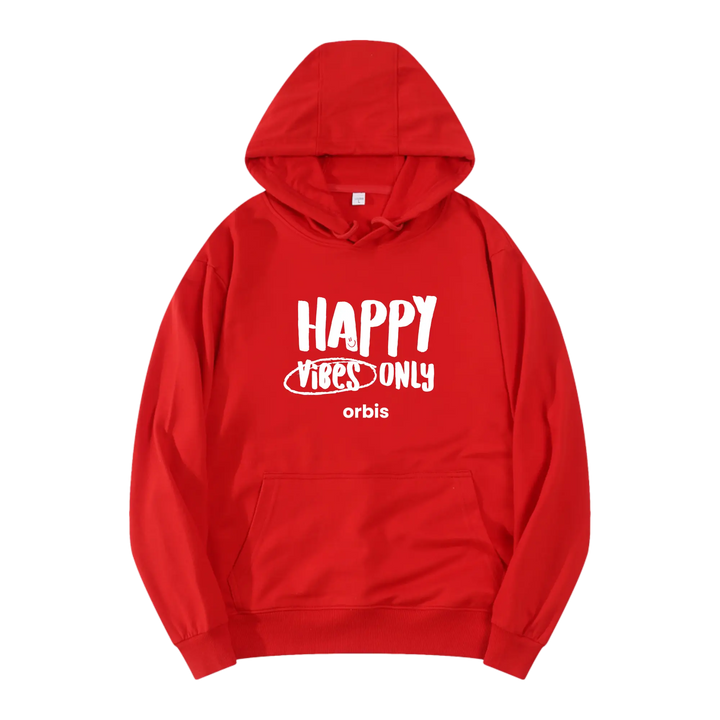 Orbis "Happy Vibes Only" Hoodie 🎧😊 - ORBIS Lifestyle
